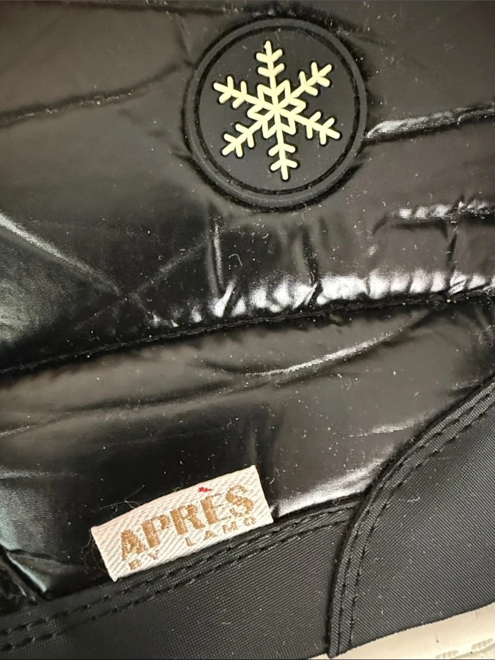 Après Estelle Boot by LAMO Kids Black Winter Snow Boots